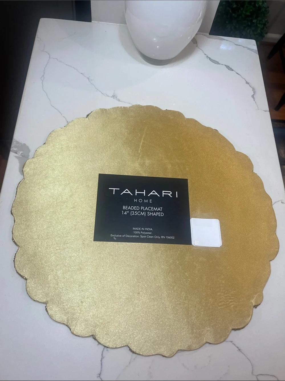 Tahari FALL LEAVES & PUMPKINS Placemat Charger 14” Multicolor Fall Thanksgiving